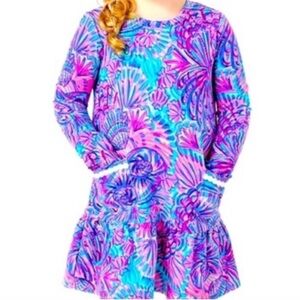 Lilly Pulitzer Turquoise Oasis Shelleidoscope Vira Dress